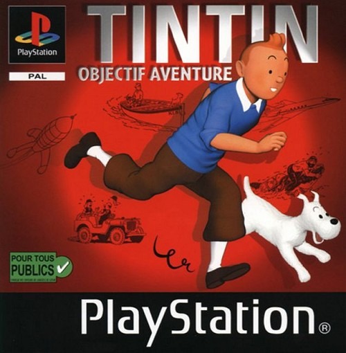 Tintin - Destination Adventure PSX cover