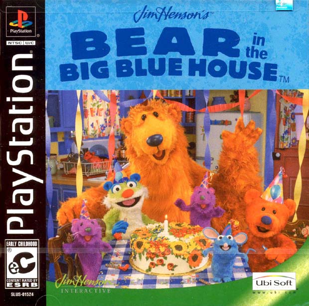 Bear in the Big Blue House PSX cover.