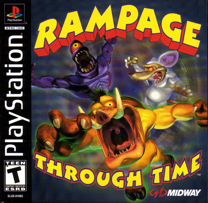 Rampage Through Time PSX cover