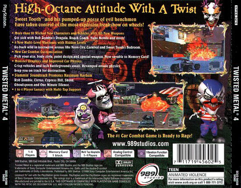 download twisted metal 4 playstation 1