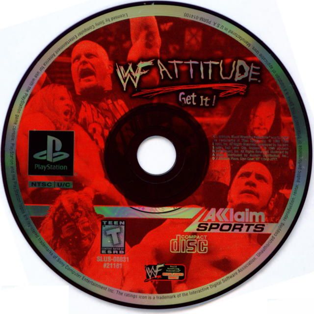WWF Attitude PSX cover