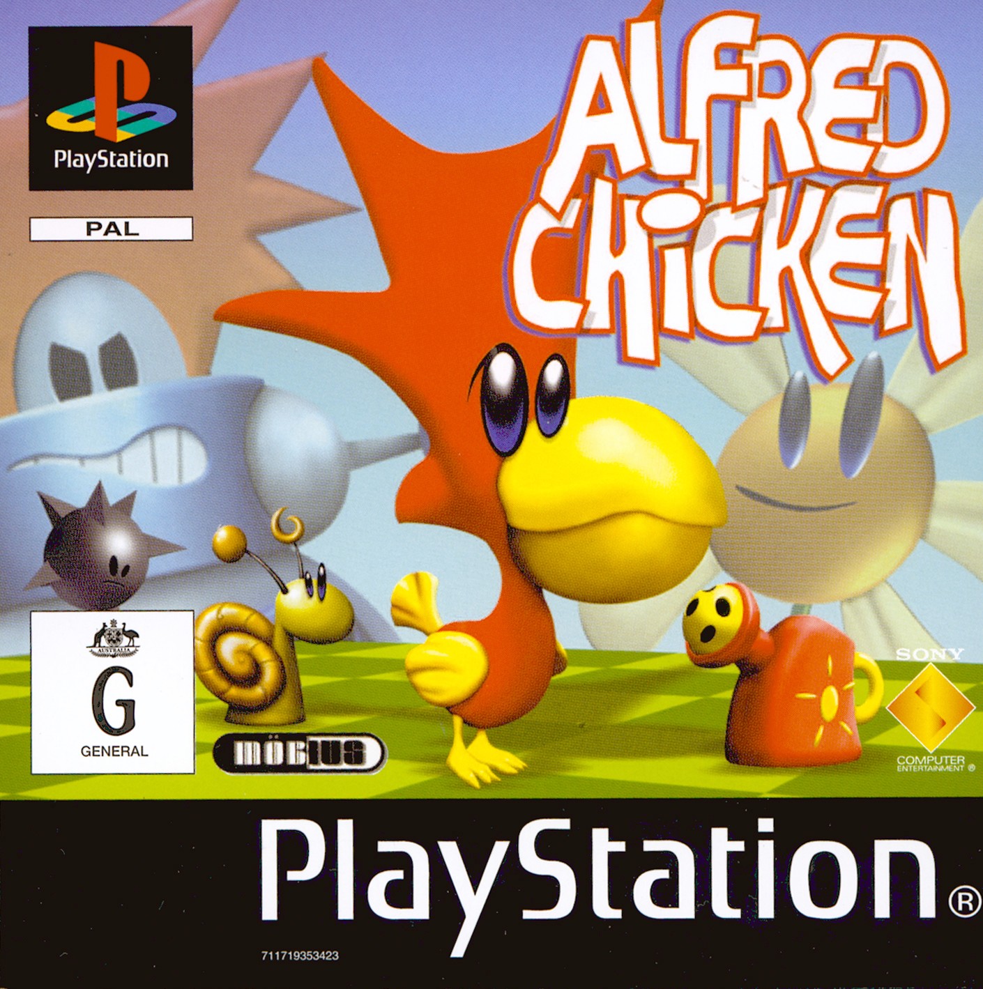 Alfred Chicken PSX cover