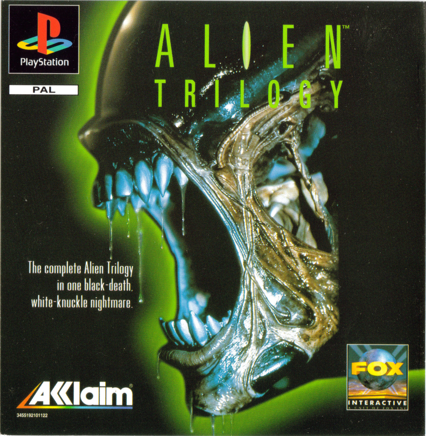 alien trilogy psx flyer