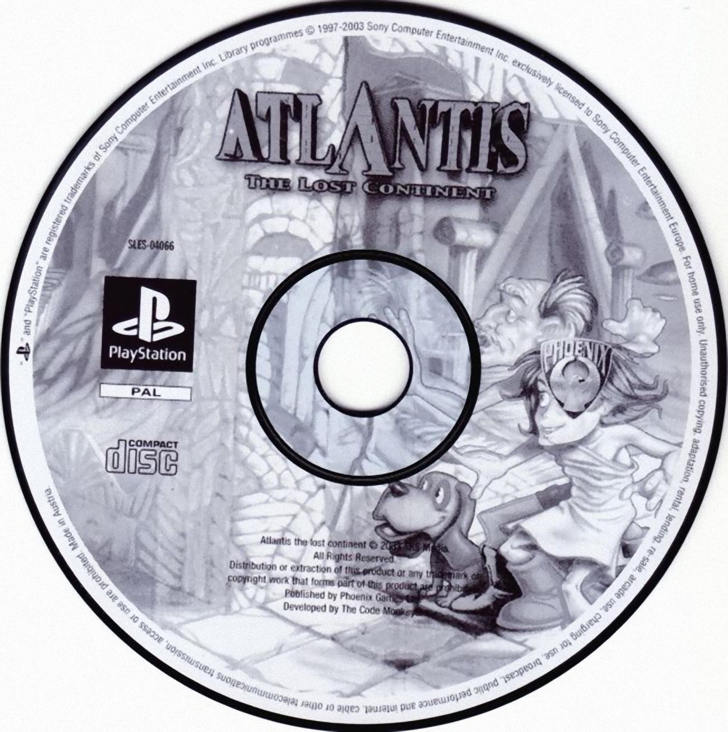 Atlantis the Lost Continent PSX cover
