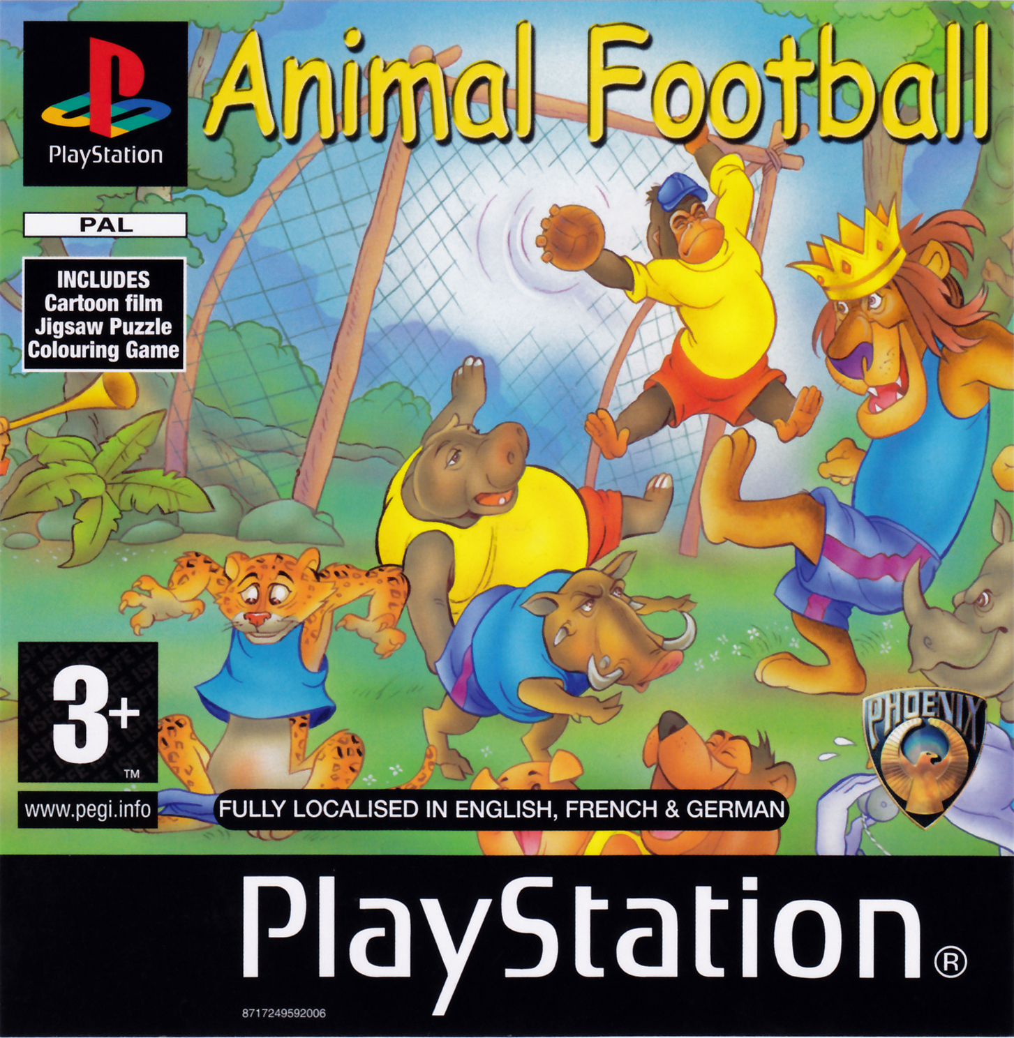 Animal Football PSX cover