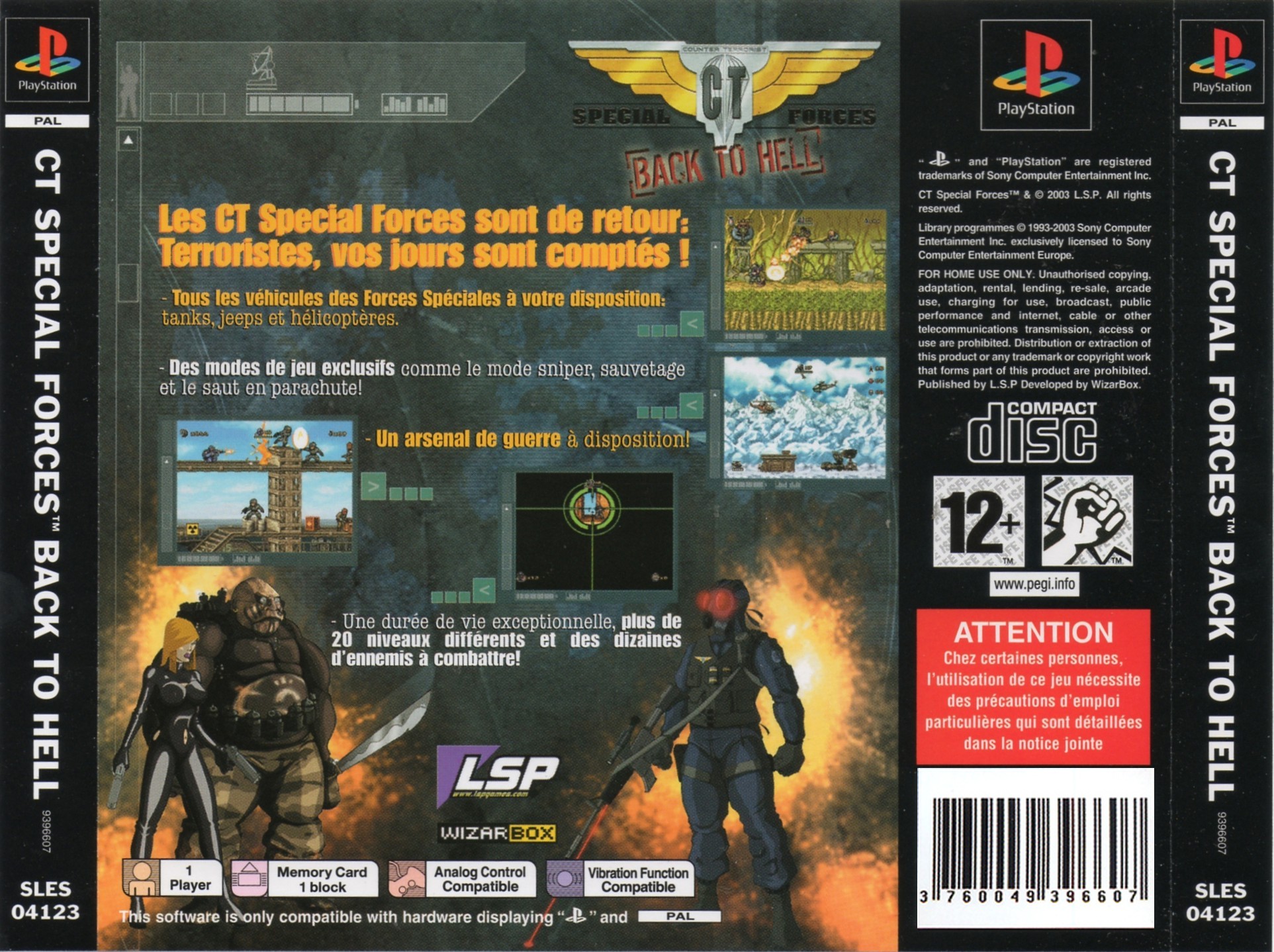 Back special. CT Special Forces ps1 обложка. CT Special Forces 1 ps1. CT Special Forces 2 - back to Hell ps1. CT Special Forces ps1 Cover.