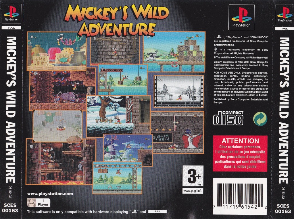 Mickey s adventures. Mickey,s Wild Adventure ps1 обложка. Mickey на ps1. Mickey's Wild ps1 Disc. Mickey Mania ps1.