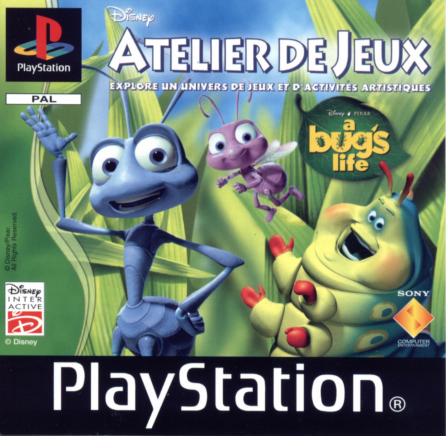 Disney / Pixar - A Bug's Life - Atelier De Jeux PSX cover