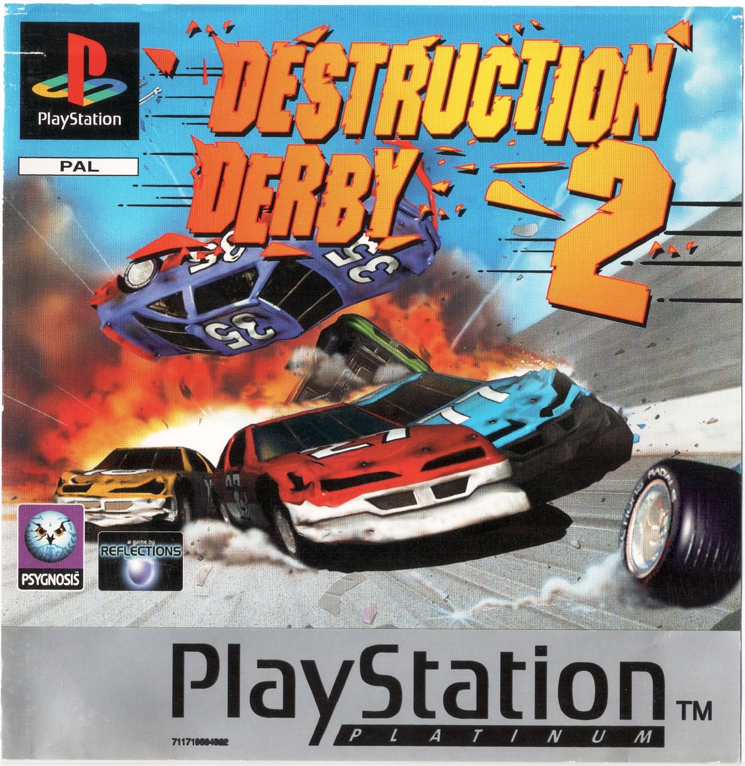 Destruction Derby 2 PSX cover