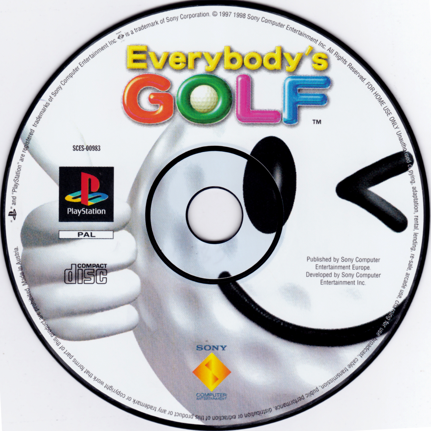 Everybody's Golf PSX cover