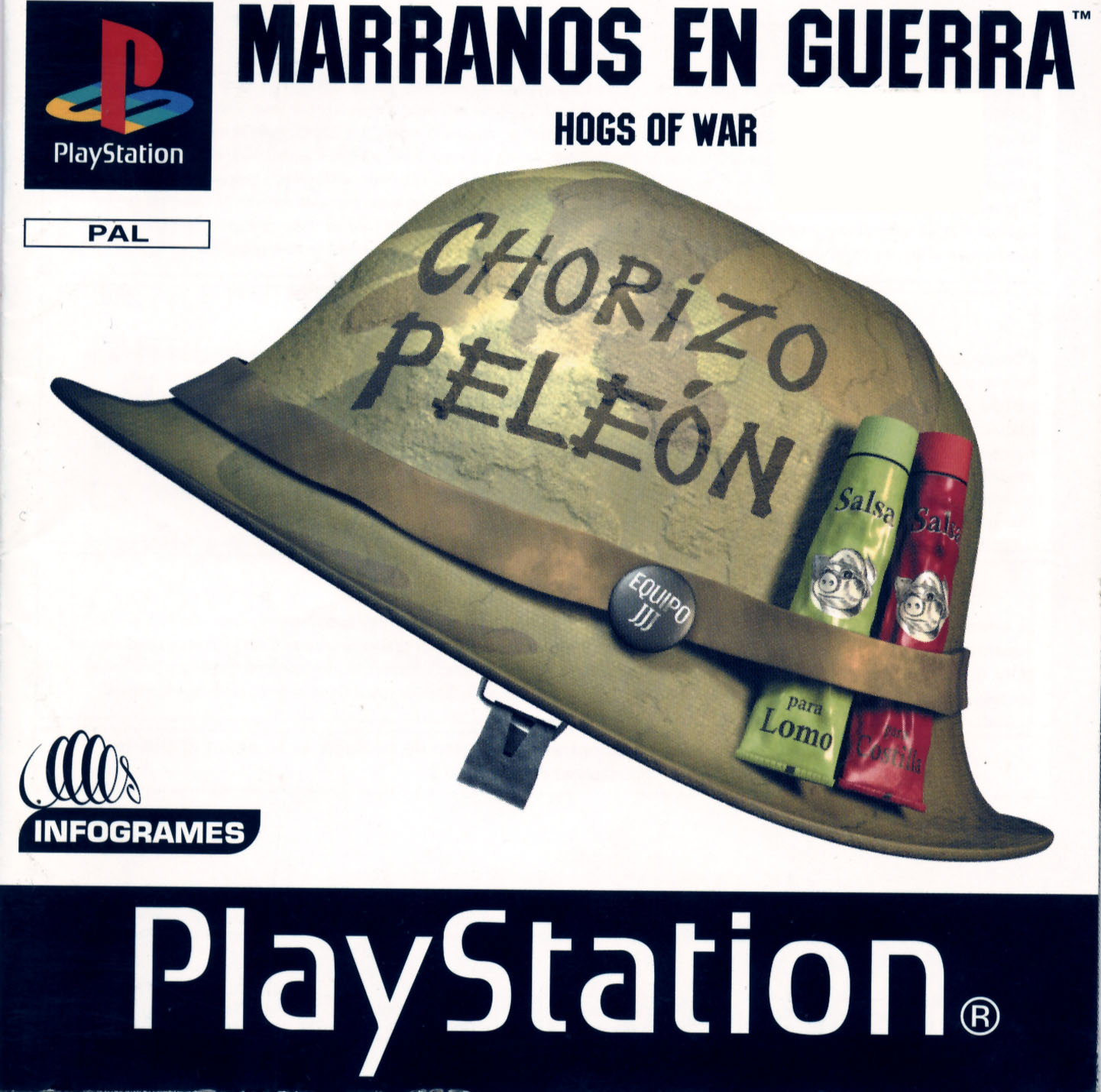 HOGS OF WAR (MARRANOS EN GUERRA) (PAL) - FRONT