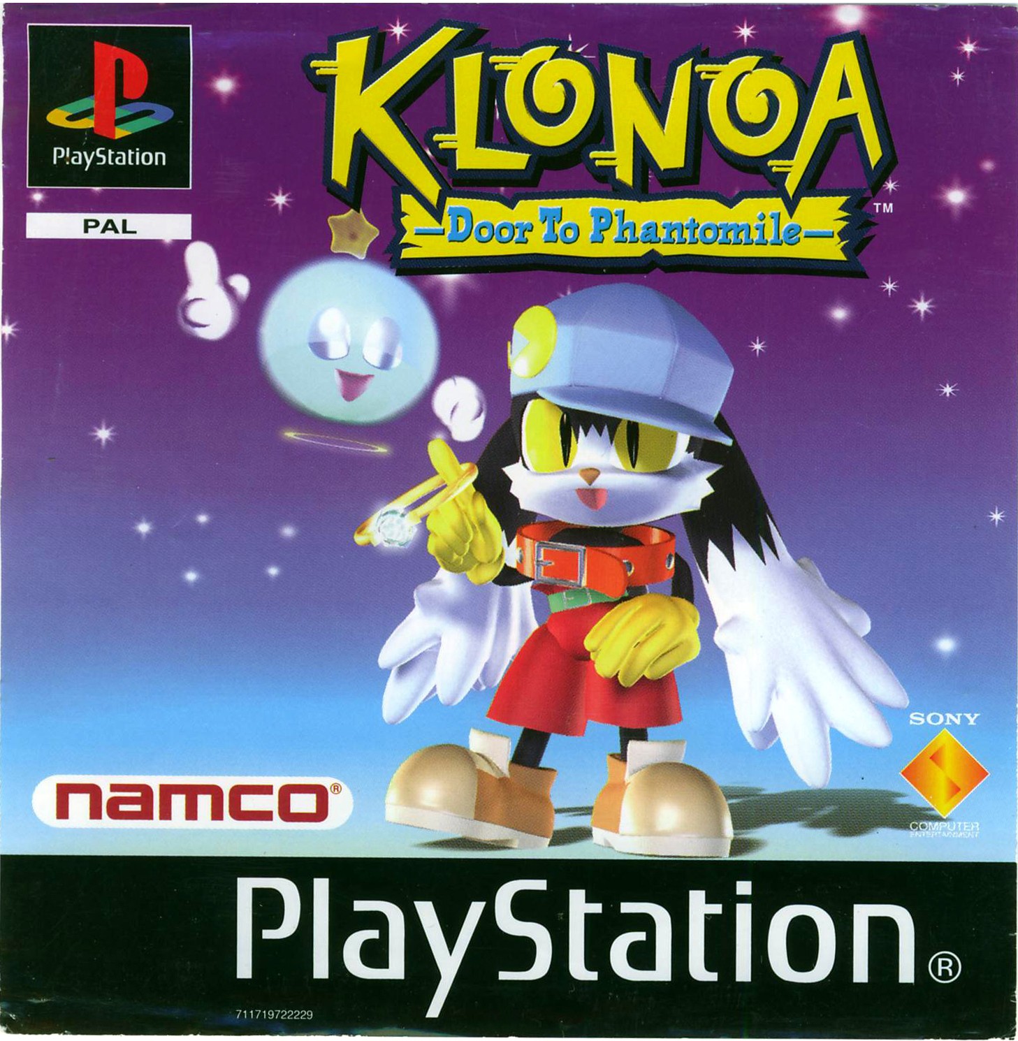 Klonoa - Door to Phantomile PSX cover