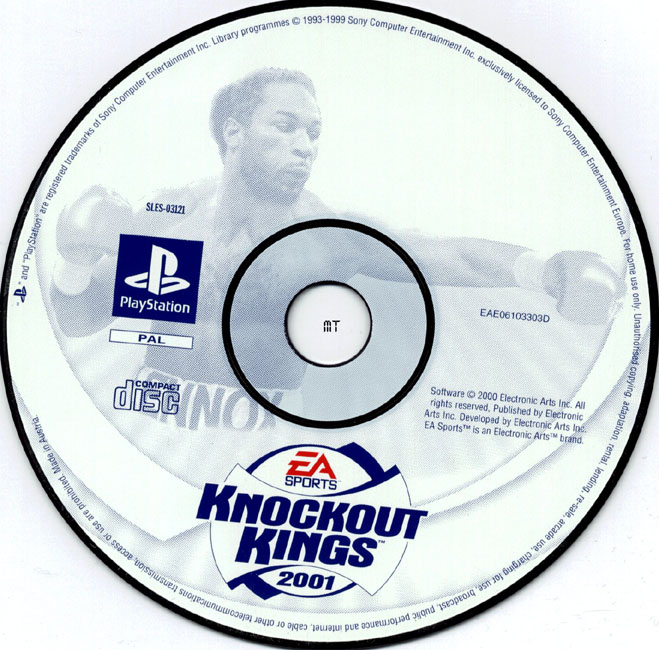 Knockout Kings 2001 PSX cover