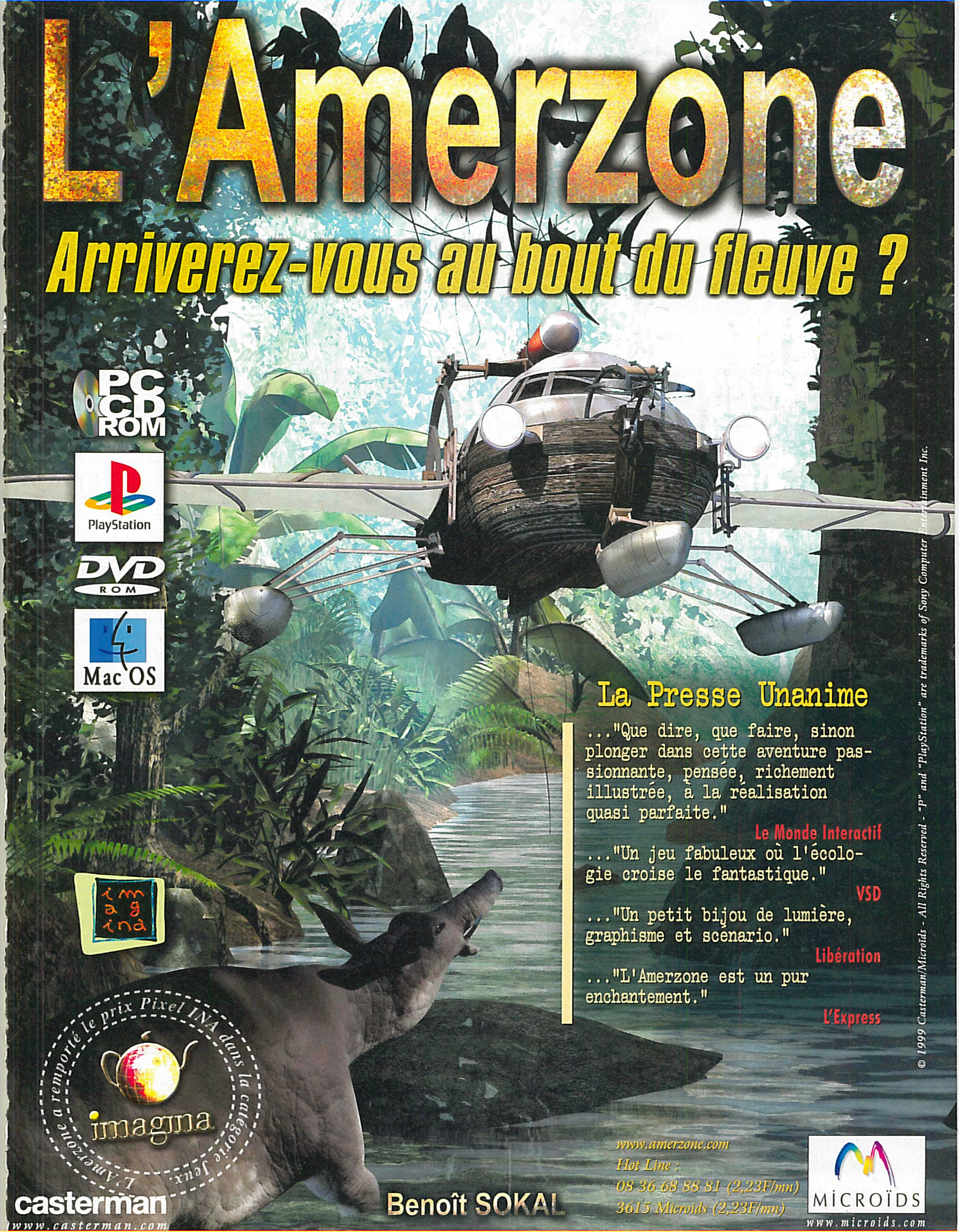 L'Amerzone - Le Testament de L'Explorateur PSX cover