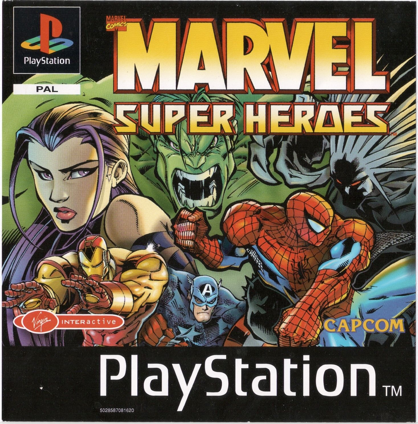 Marvel Super Heroes PSX cover