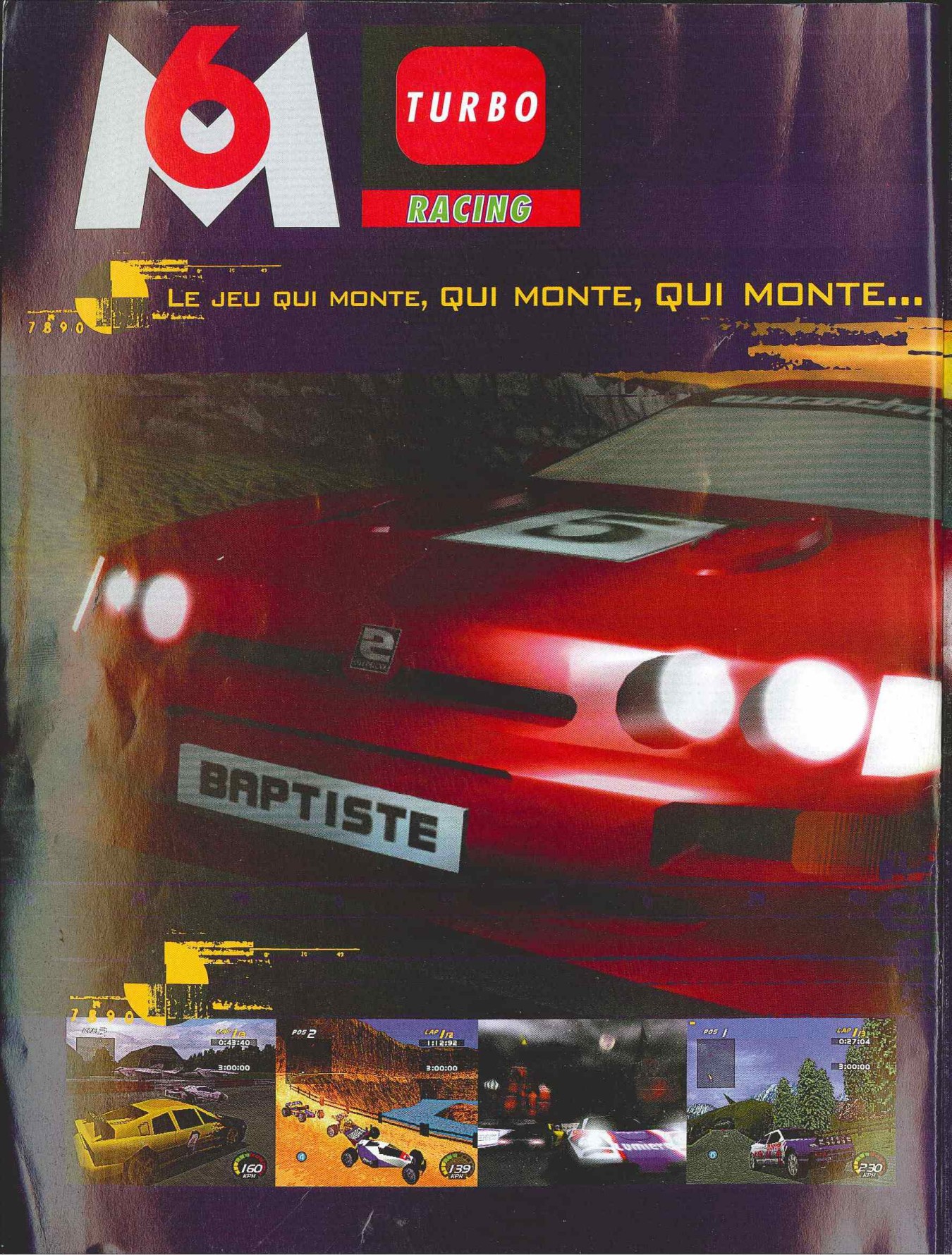 M6 Turbo Racing PSX cover