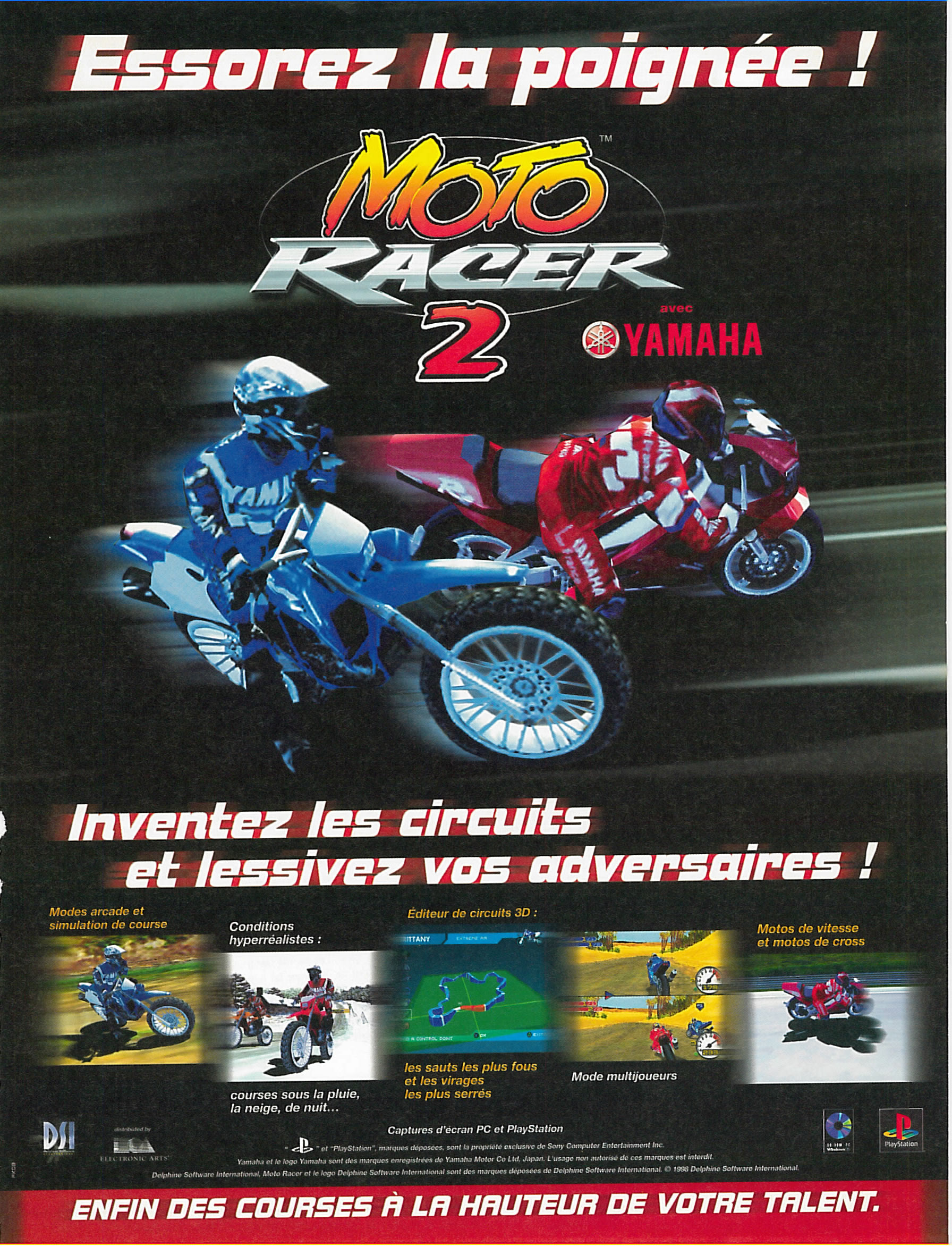 Moto Racer 2 para Playstation (1998)