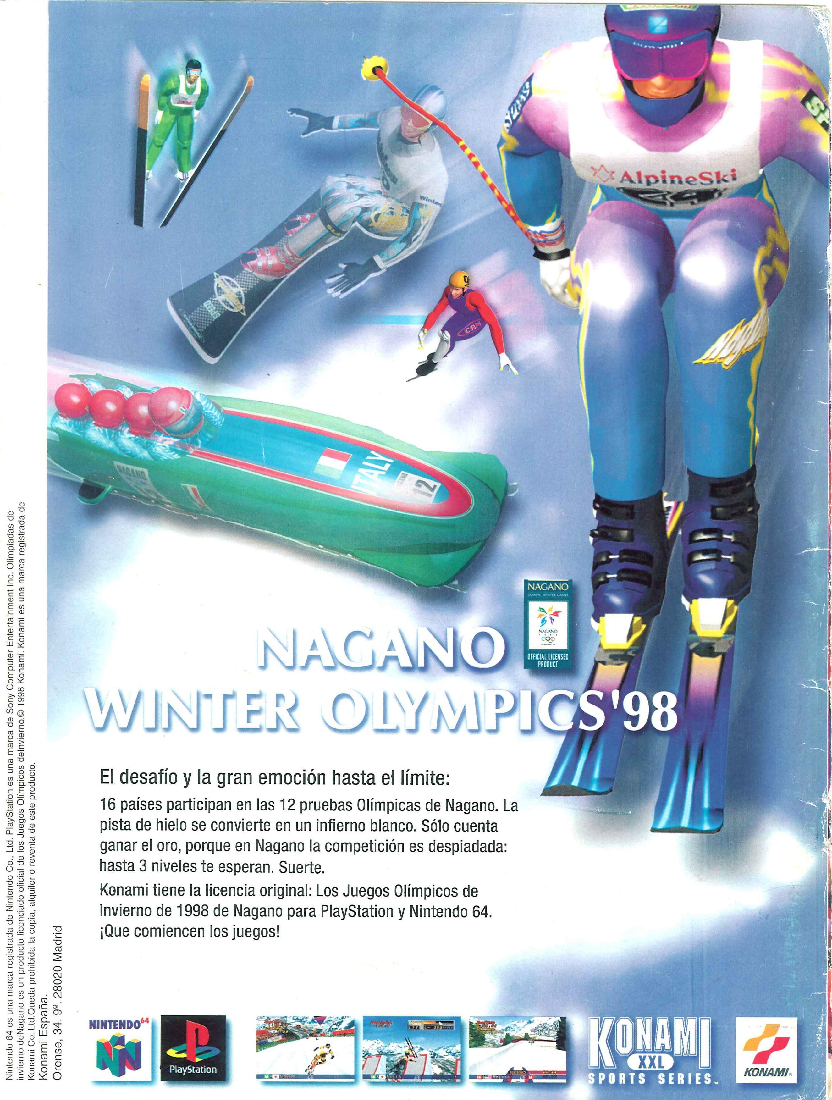 Nagano Winter Olympics '98 PSX cover