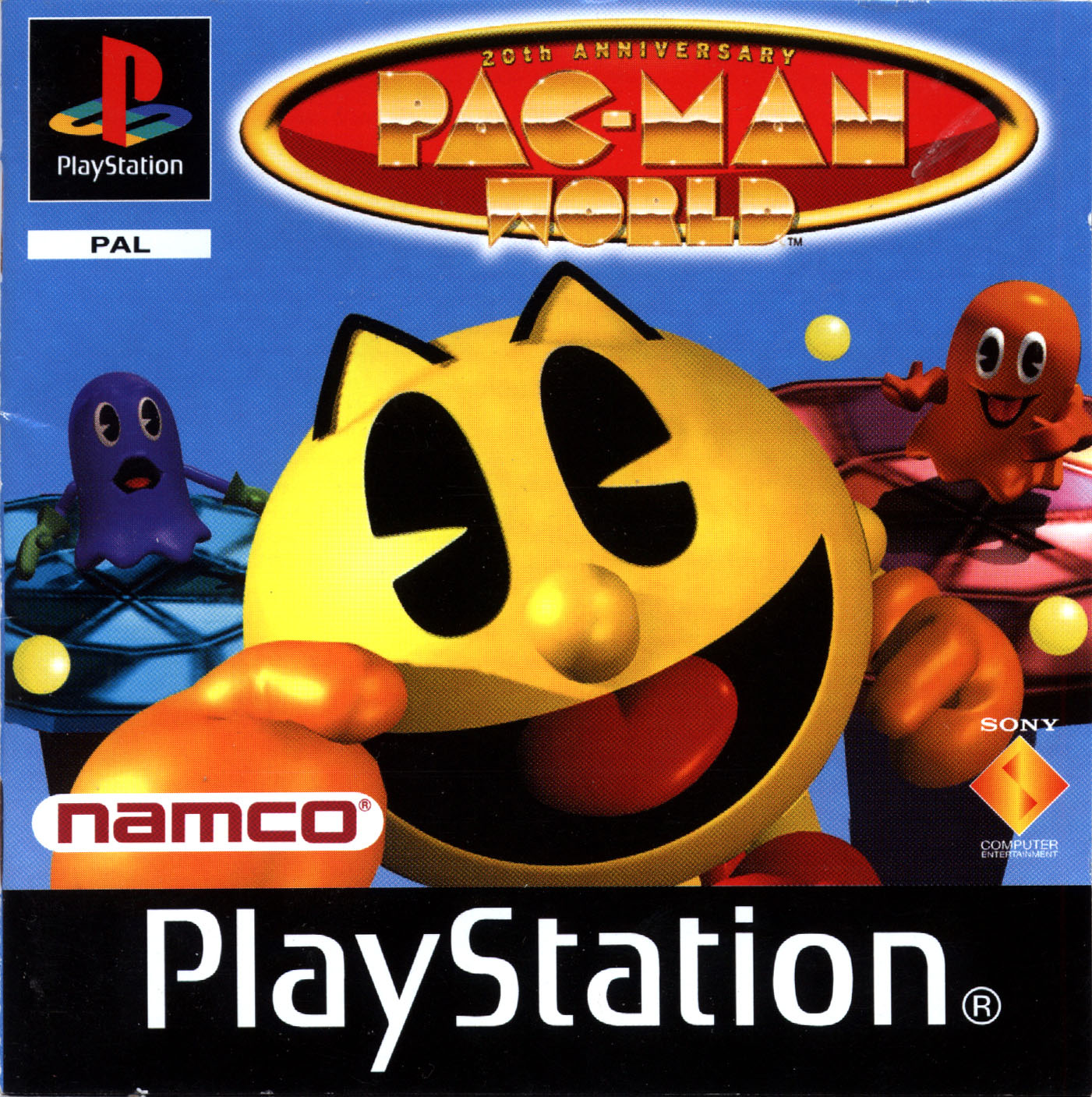 Pac-Man World PSX cover