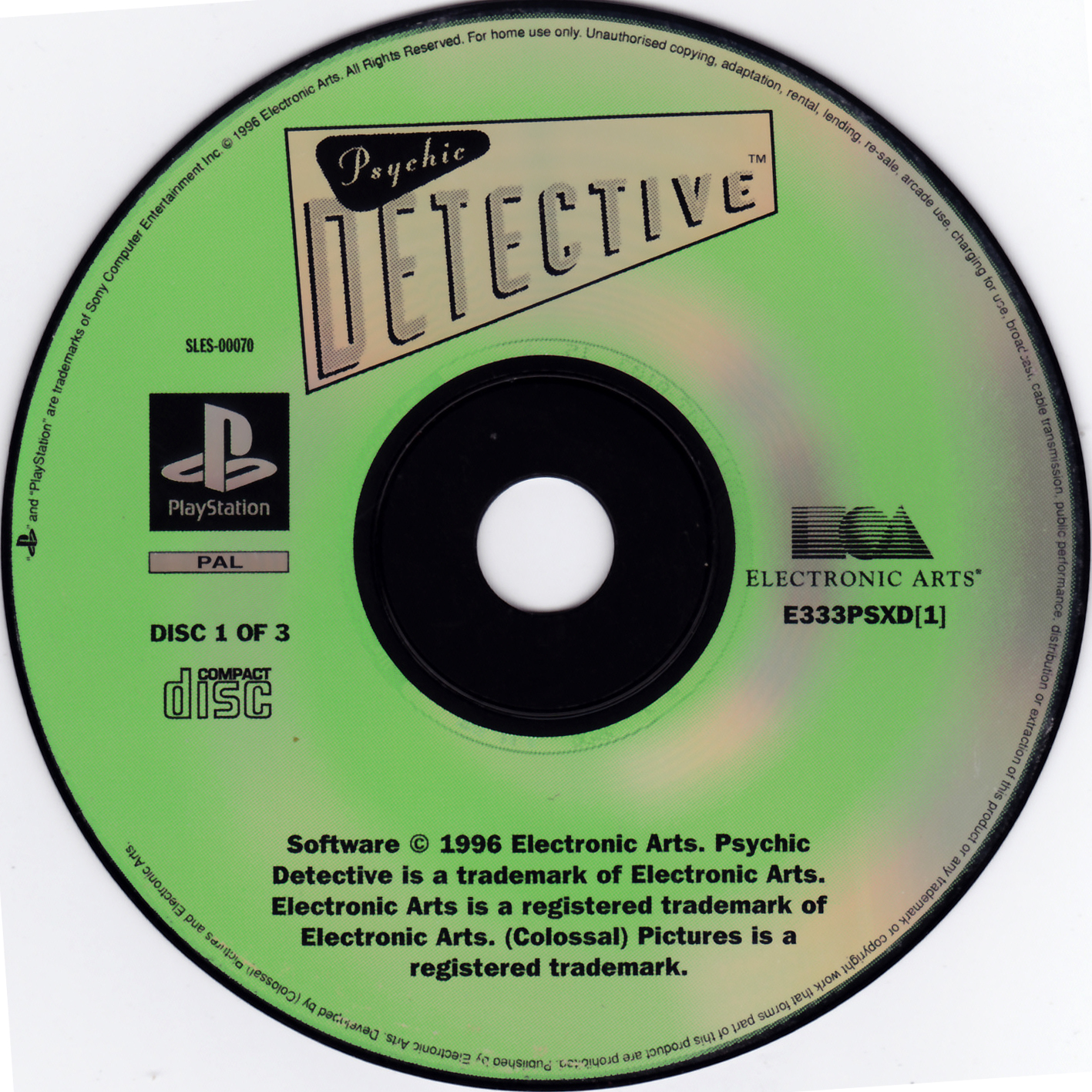 Psychic Detective PSX cover