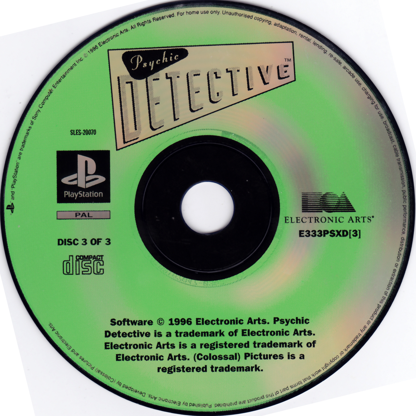 Psychic Detective PSX cover