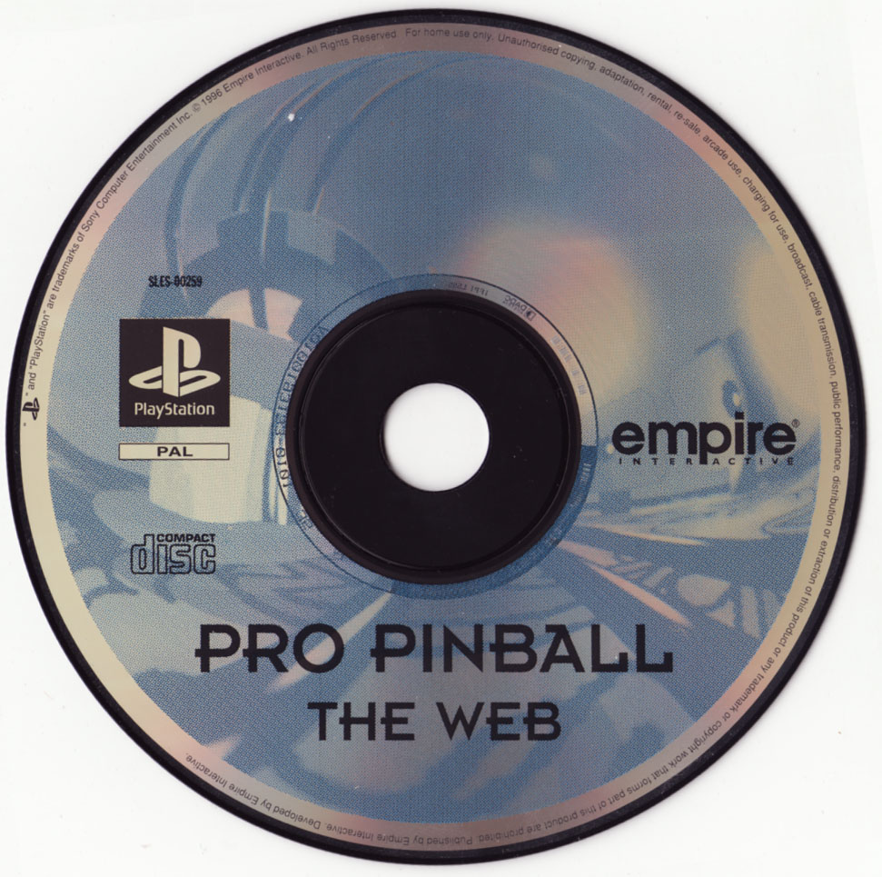 Pro Pinball - The Web PSX cover