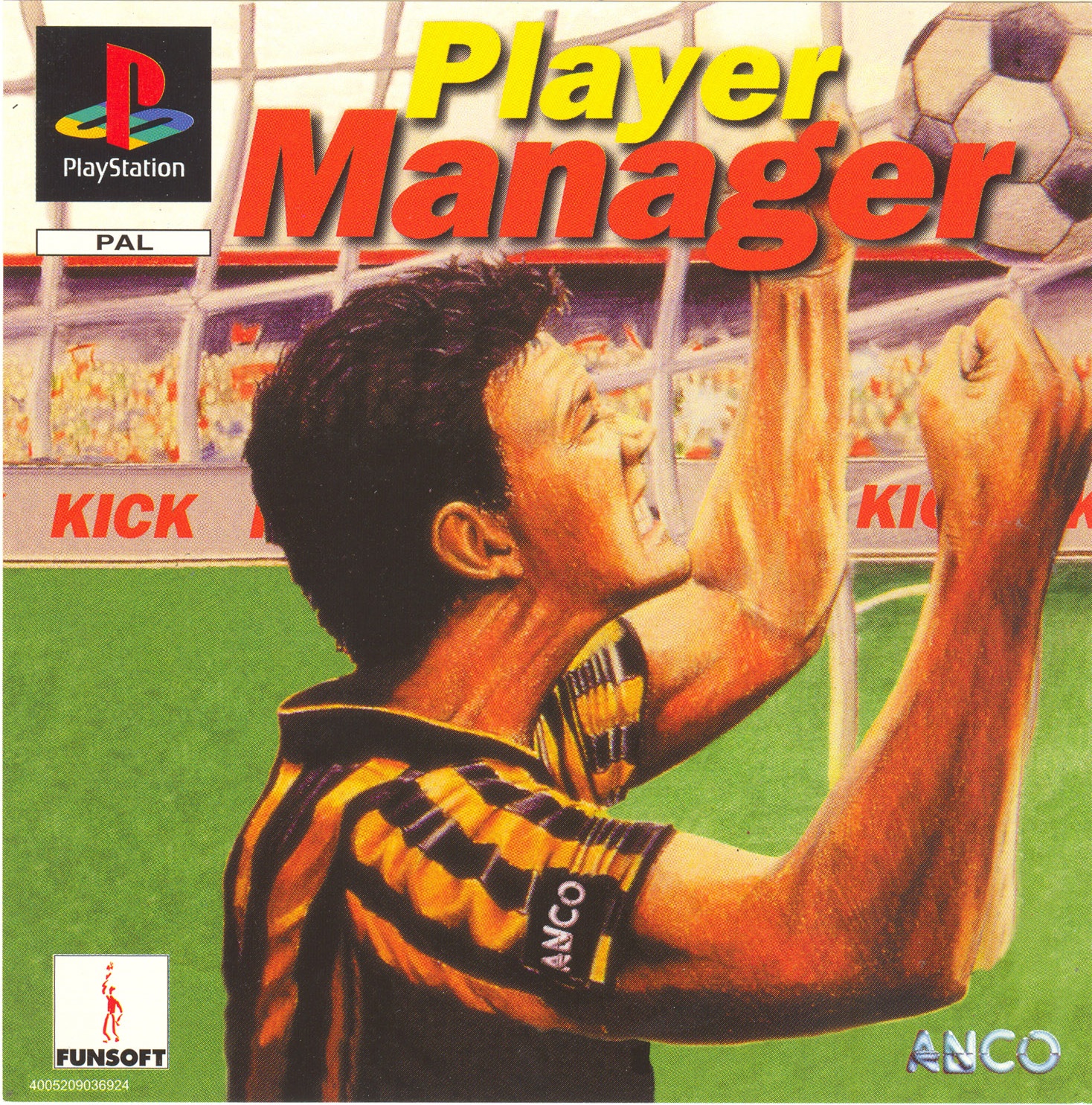 Player Manager PSX cover