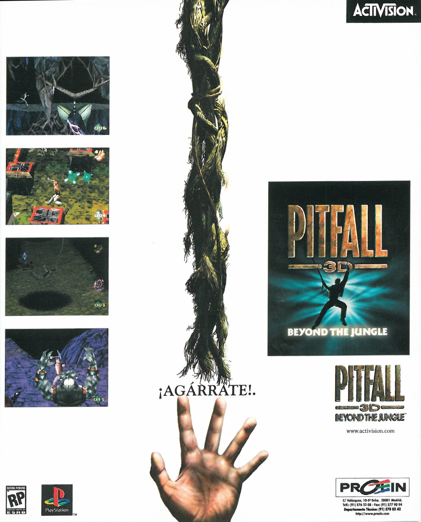 Pitfall 3D - Beyond the Jungle PSX cover