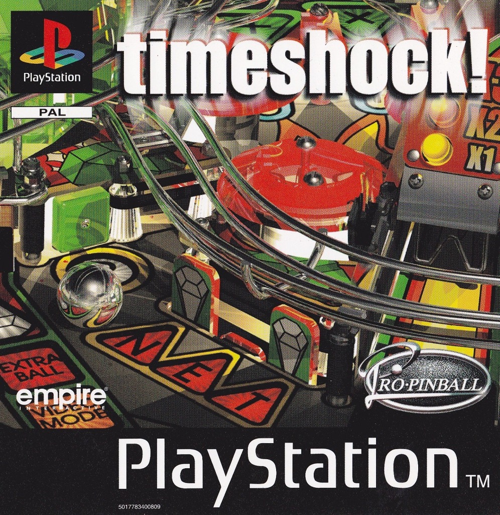 Pro Pinball - Timeshock! PSX cover