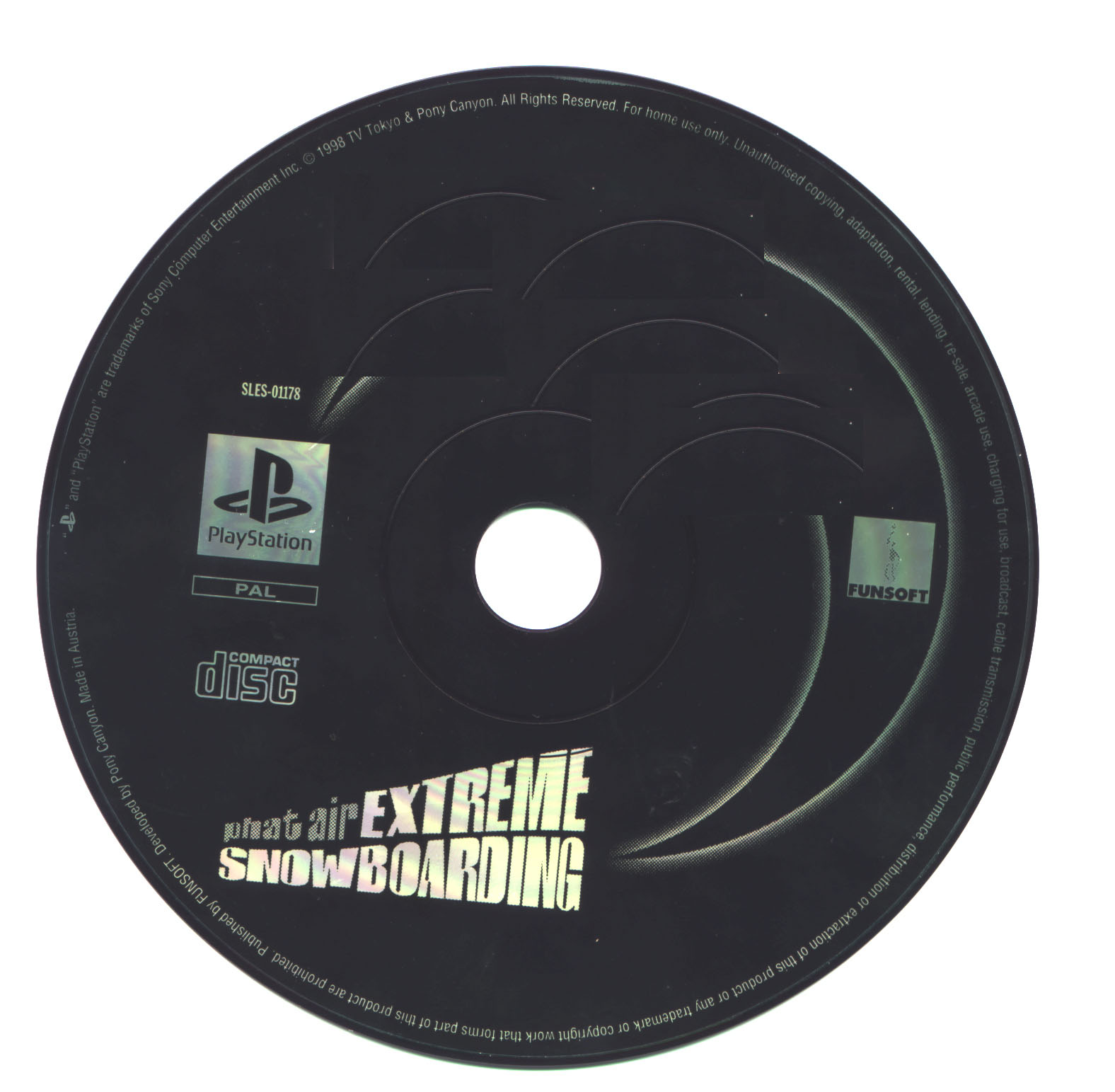 Phat Air Extreme Snowboarding PSX cover