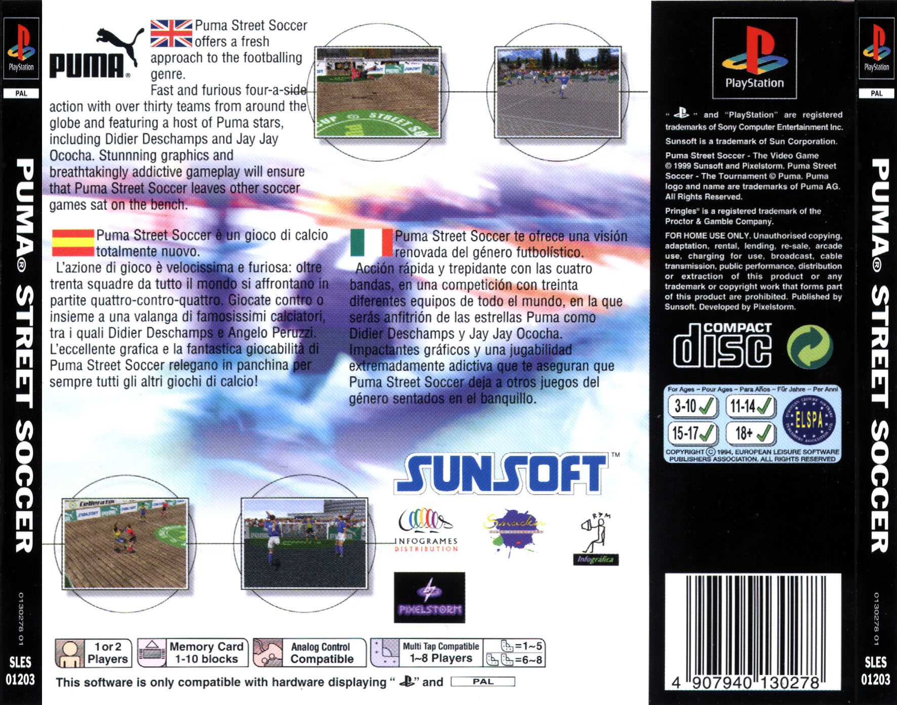 Puma Street Soccer PSX cover