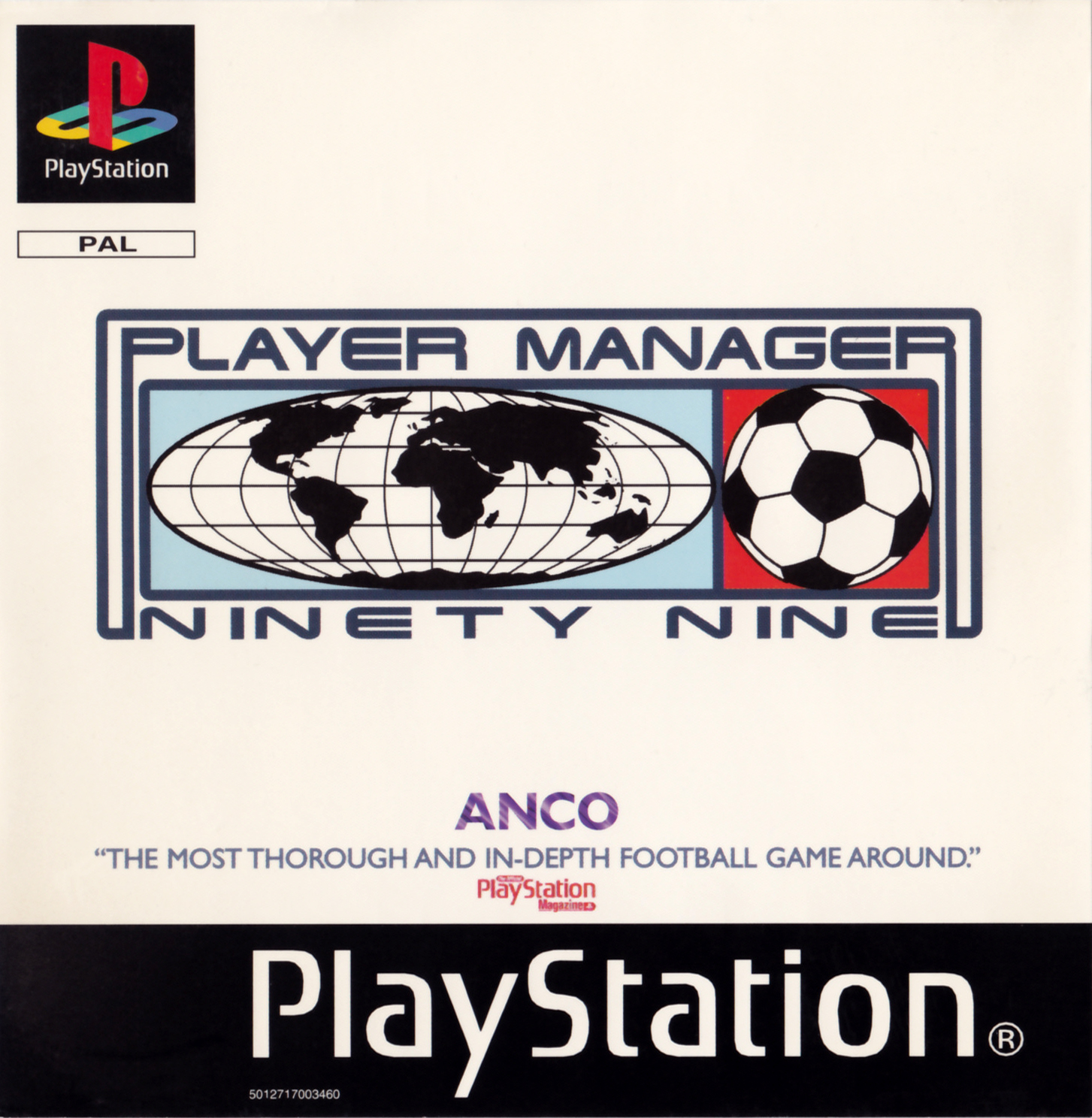 Player Manager Ninety Nine PSX cover