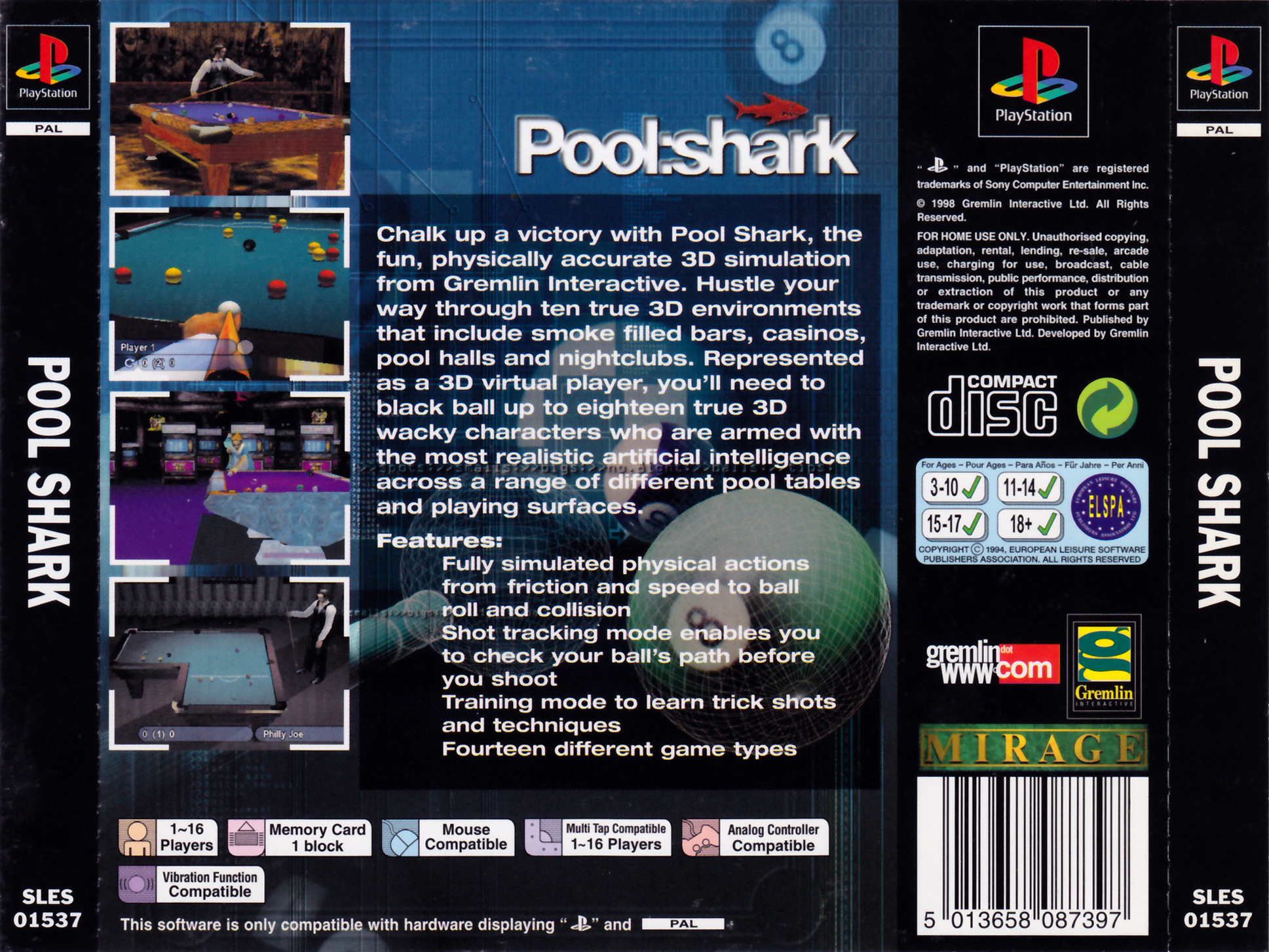 Pool and shark