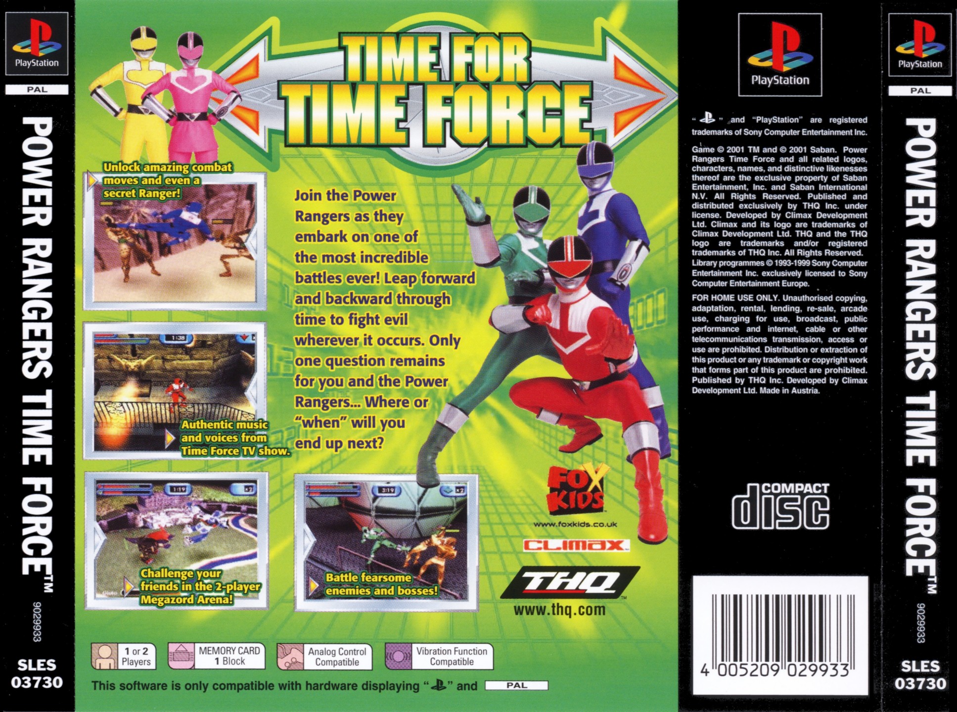 Power Rangers Time Force Playstation Ps1 Ubicaciondepersonas Cdmx Gob Mx