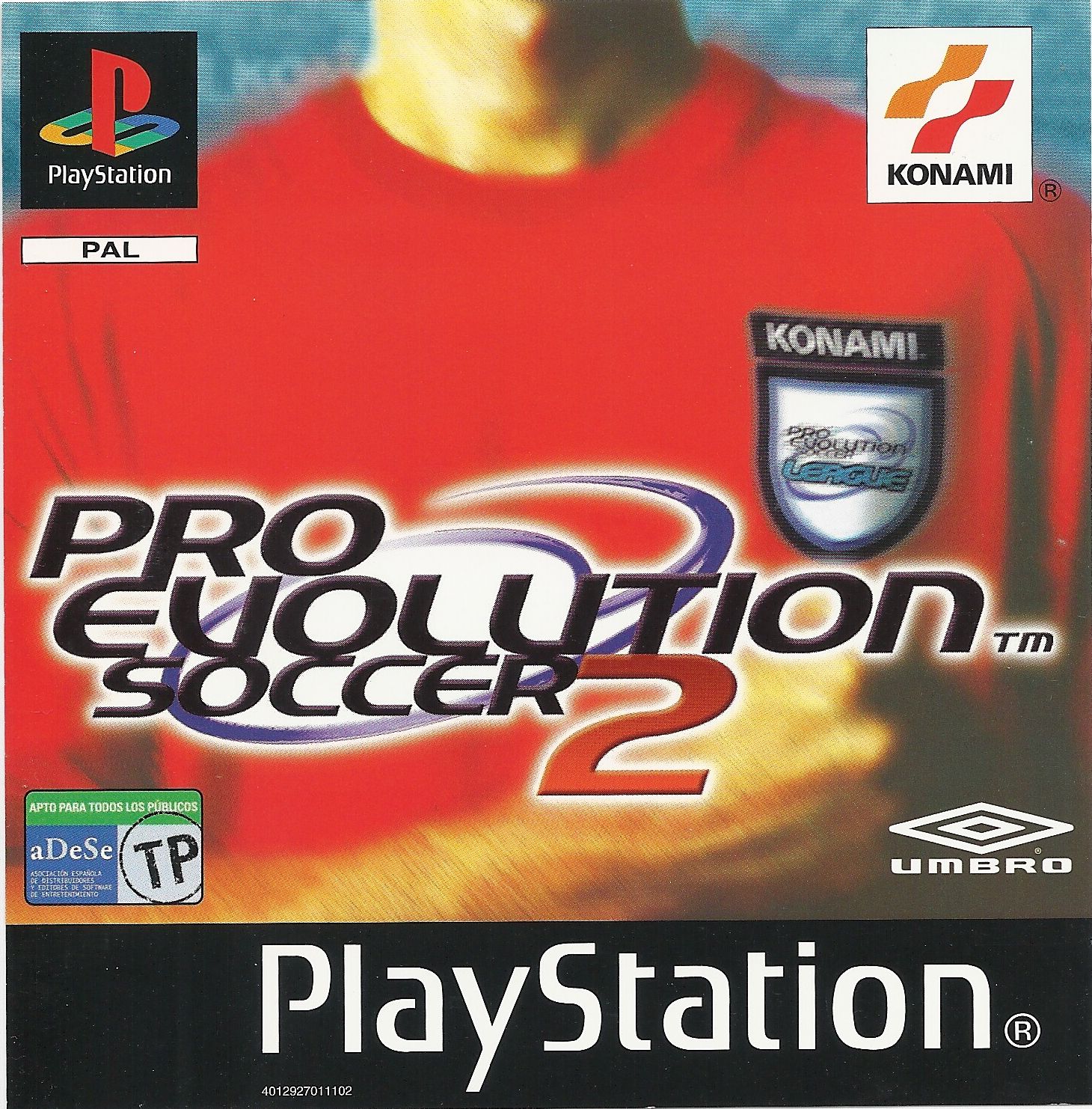 Pro Evolution Soccer 2 PSX cover
