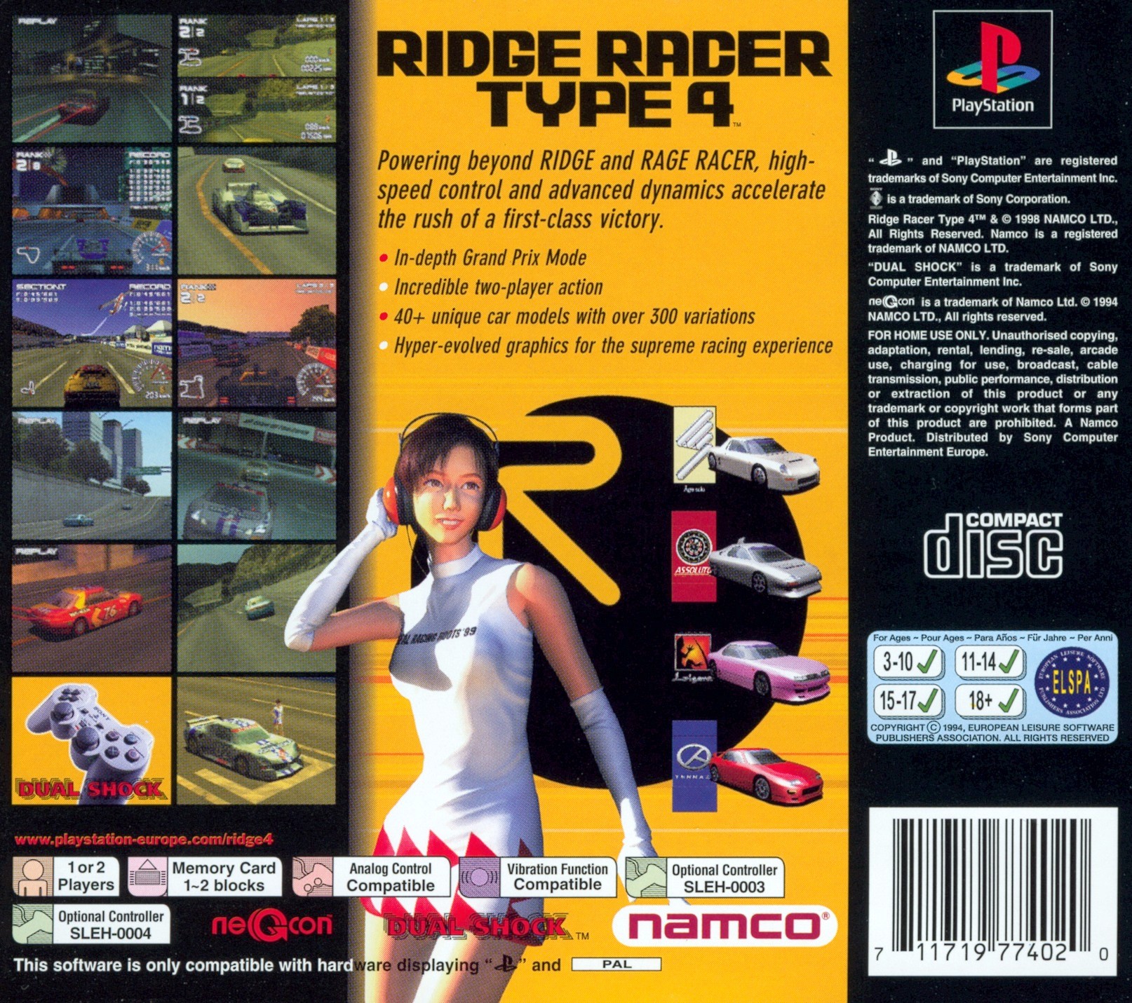 Ridge racer type. R4: Ridge Racer Type 4. R4 Ridge Racer Type 4 ps1. Ridge Racer 2 PSP Cover back. Ridge Racer Type 4 Cover.