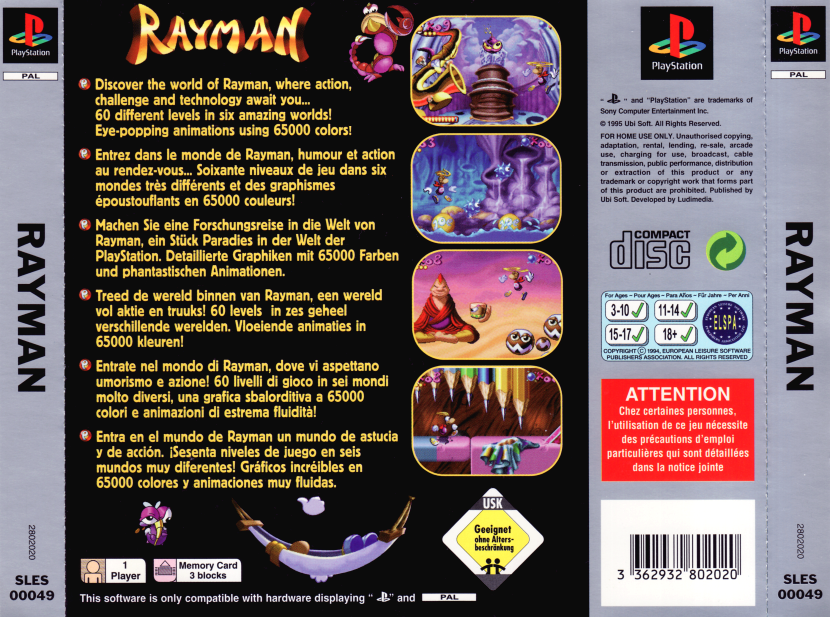 download rayman psx