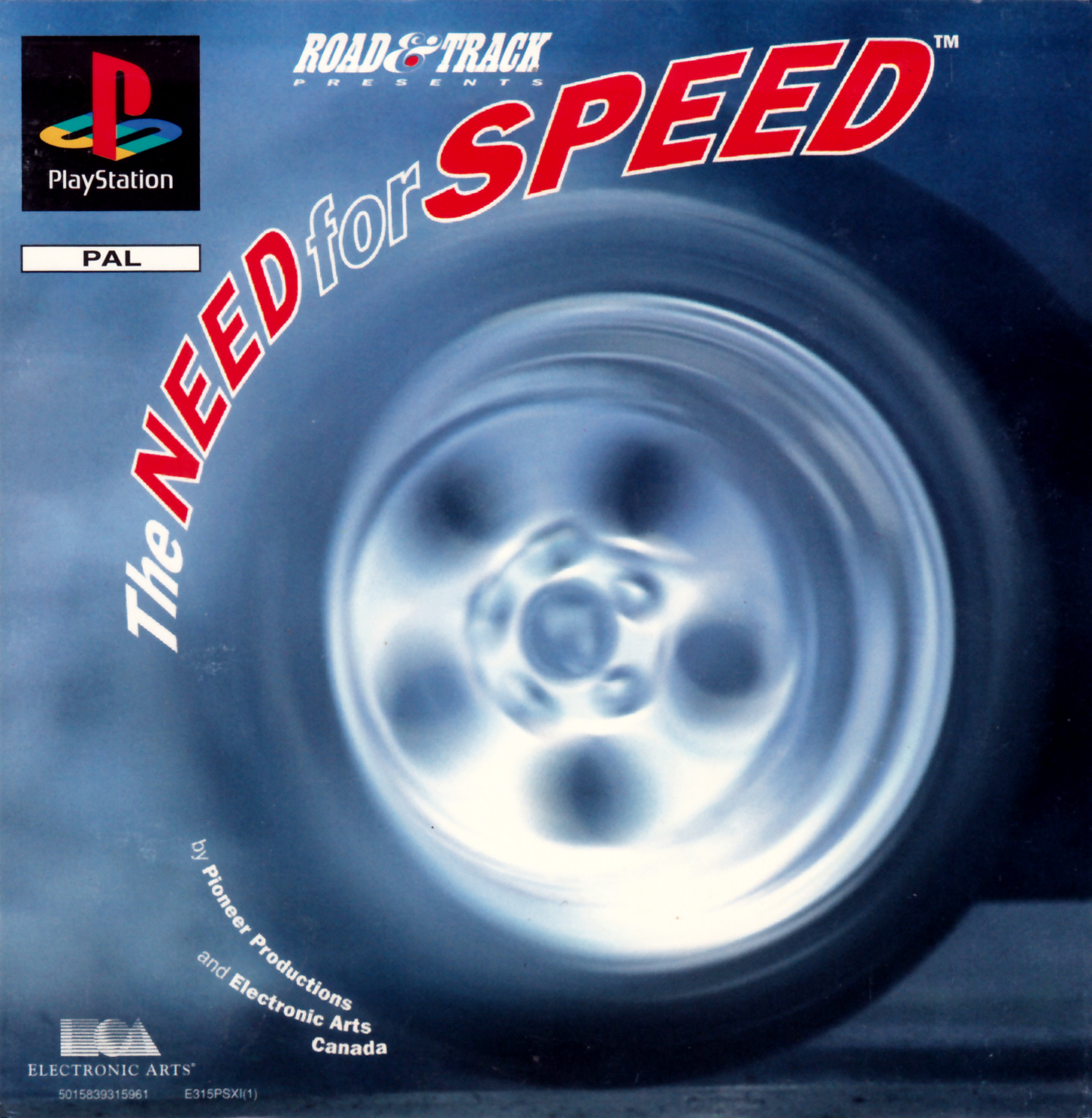 Road & Track presents The Need for Speed - Sony Playstation 1 PS1 PSX -  Editorial use only Stock Photo - Alamy