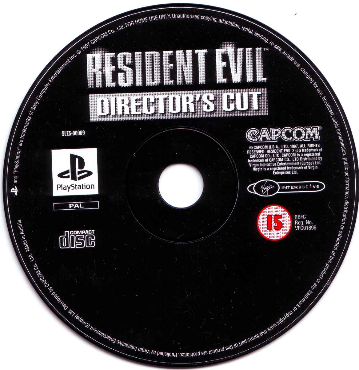 Resident Evil - Director's Cut PSX cover