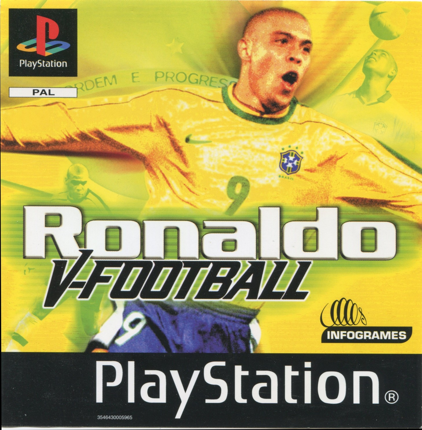 Ronaldo V-Football PSX cover