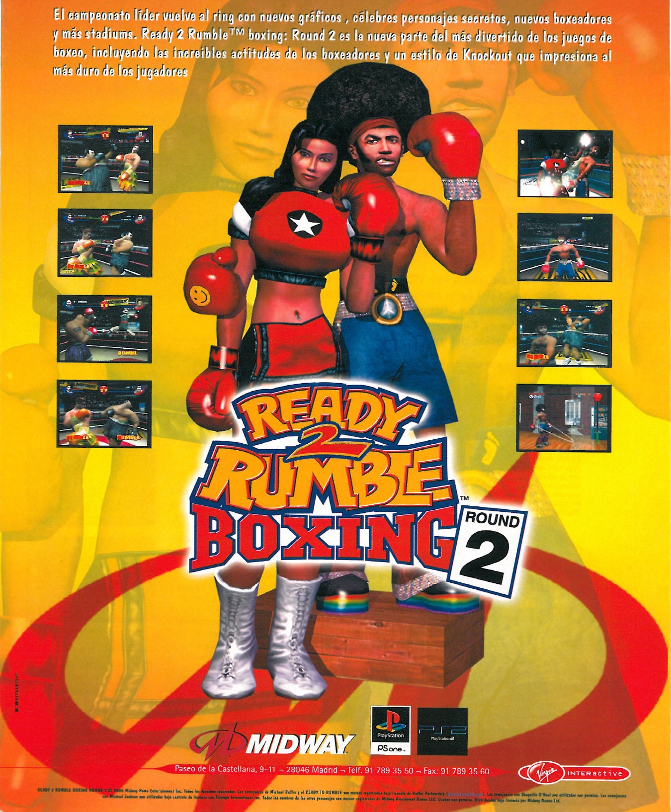 Ready Rumble Boxing Round PSX Cover