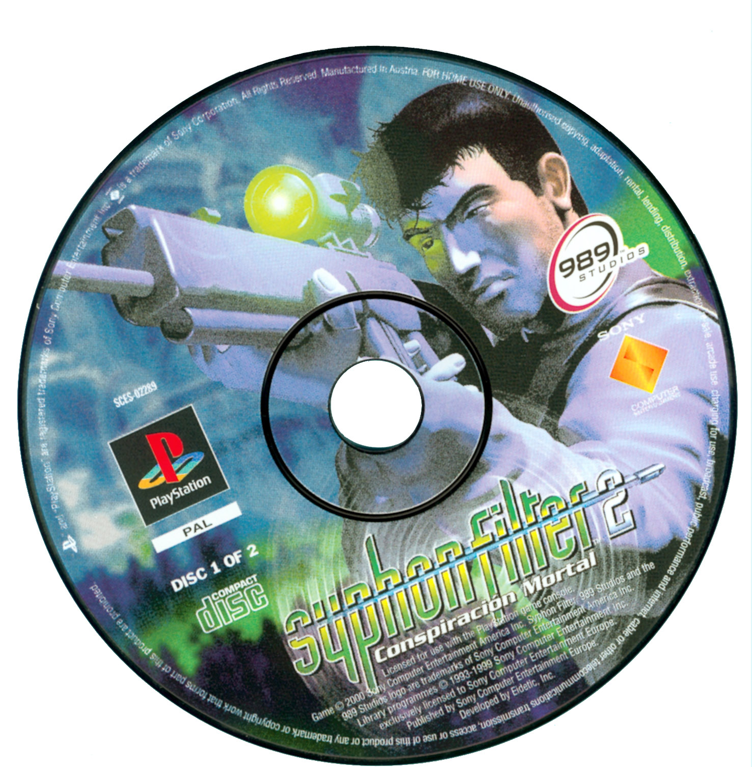 SYPHON FILTER 2 - CONSPIRACION MORTAL (PAL) - FRONT