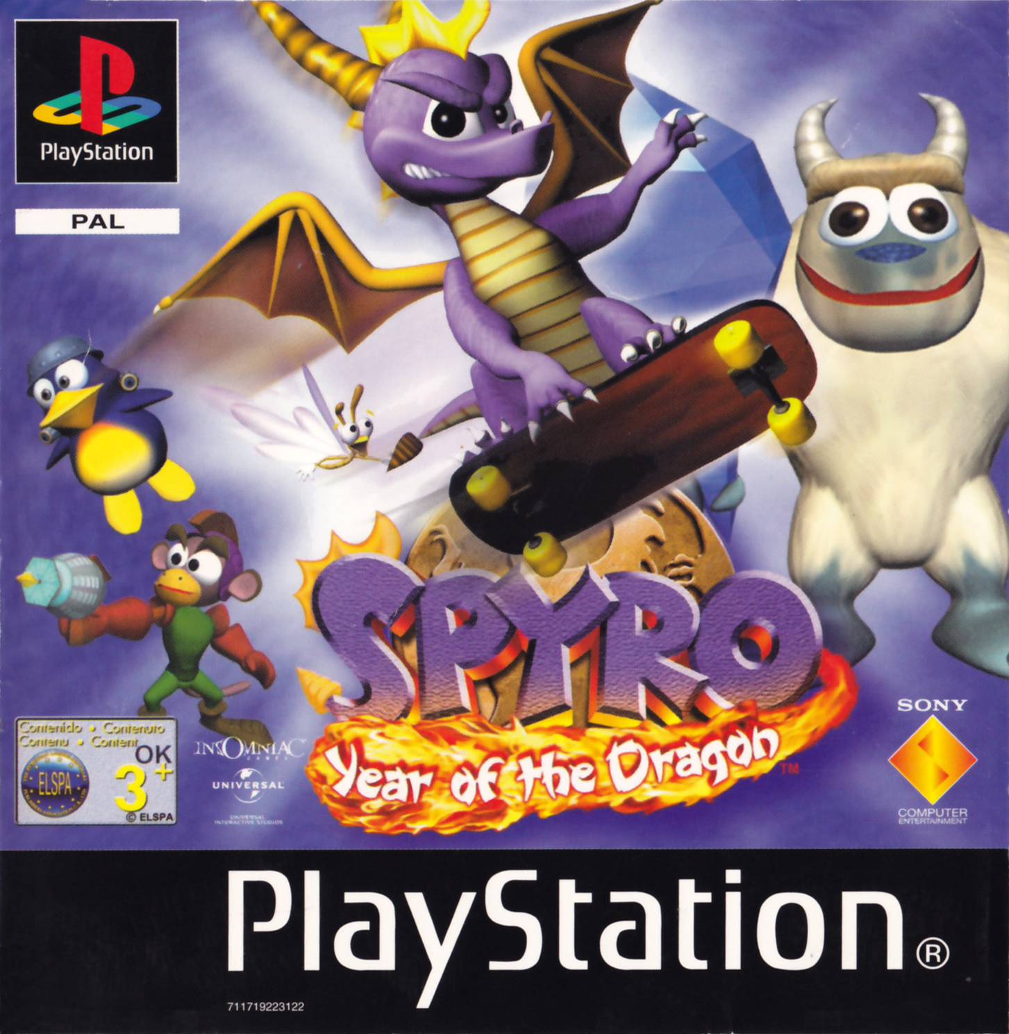 spyro year of the dragon ps1