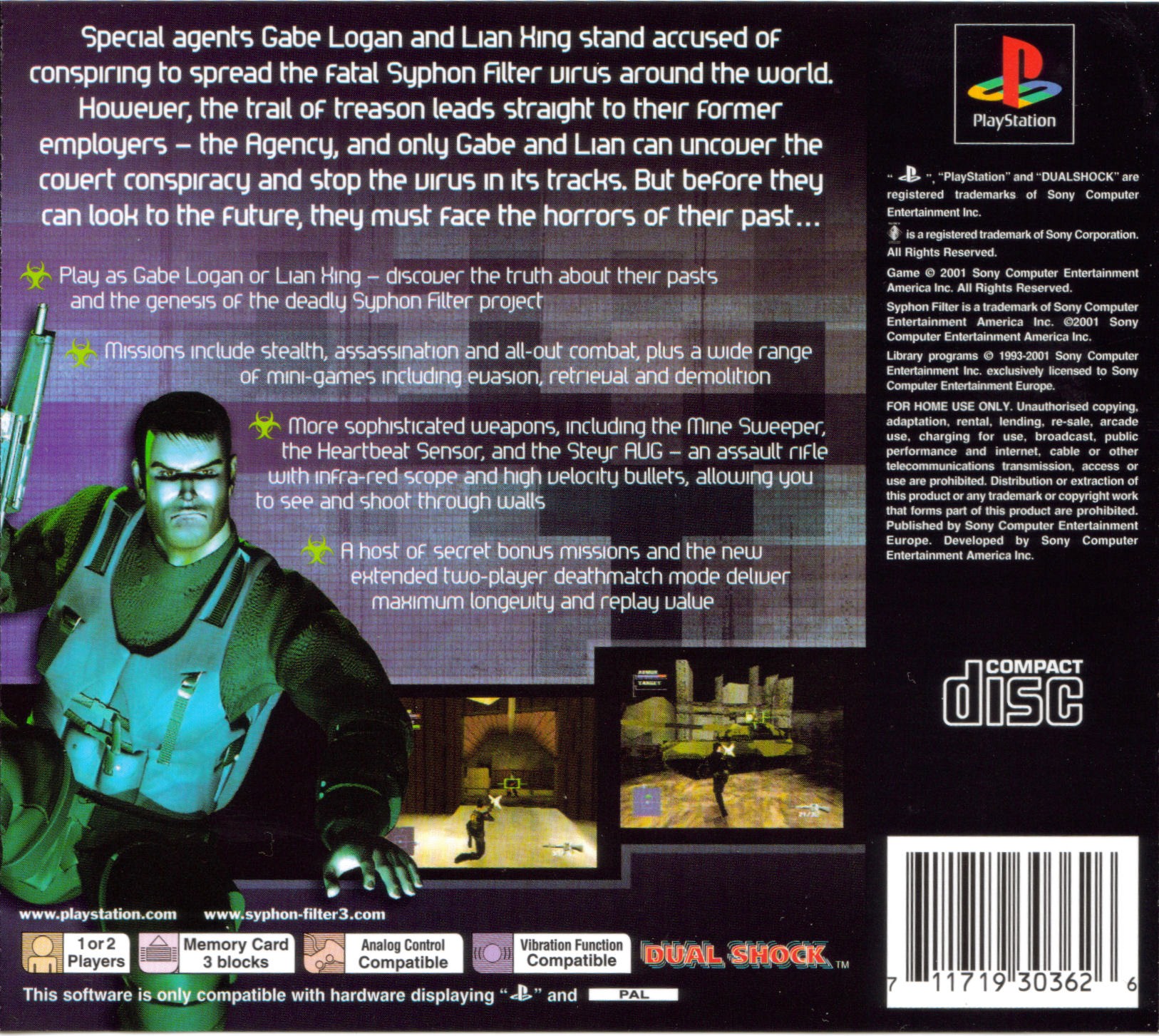 SYPHON FILTER 3 - (PAL)