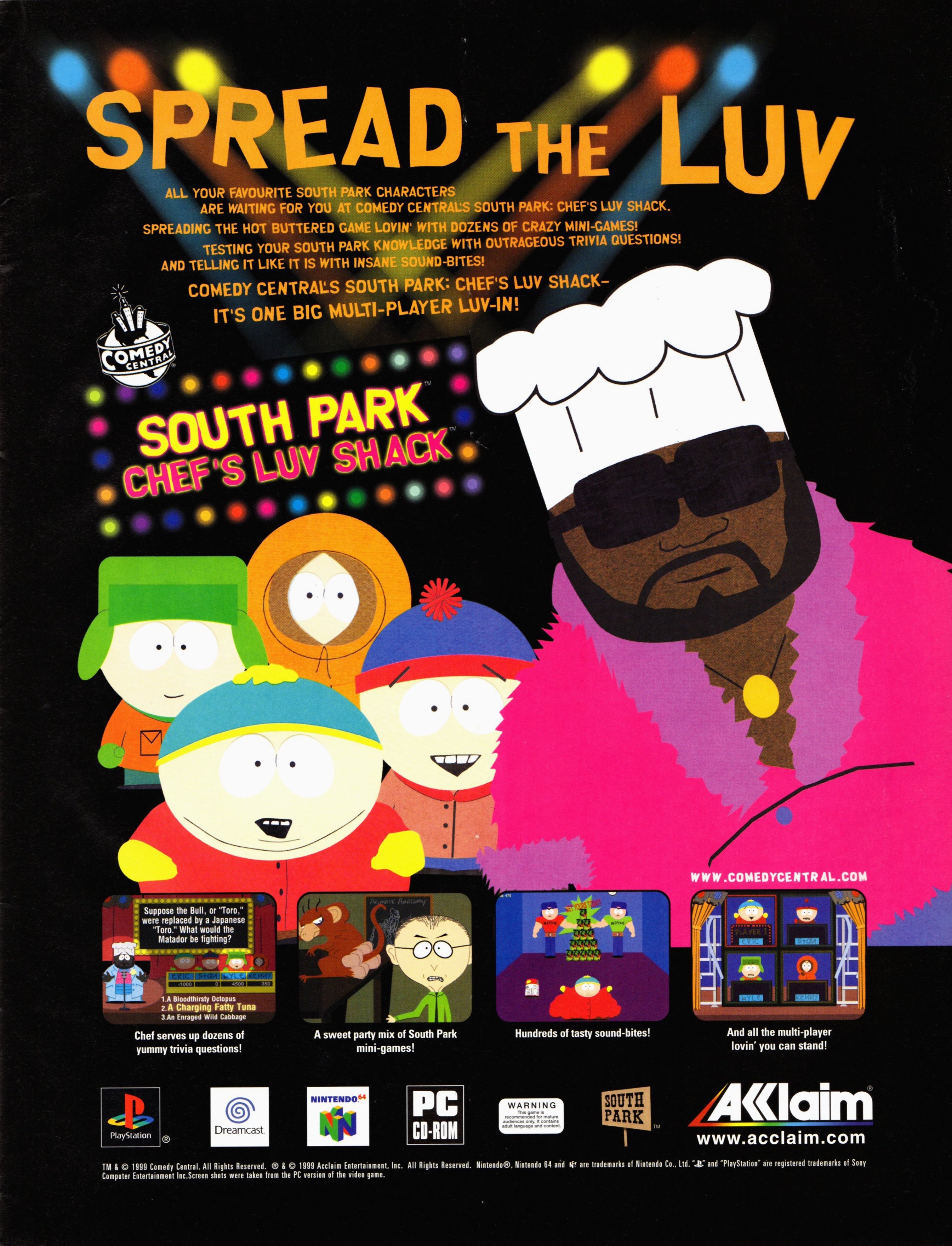 South Park Chef S Luv Shack PSX Cover