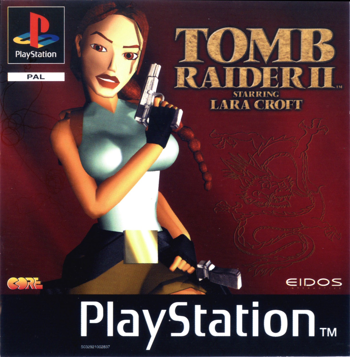 Tomb Raider II PSX cover