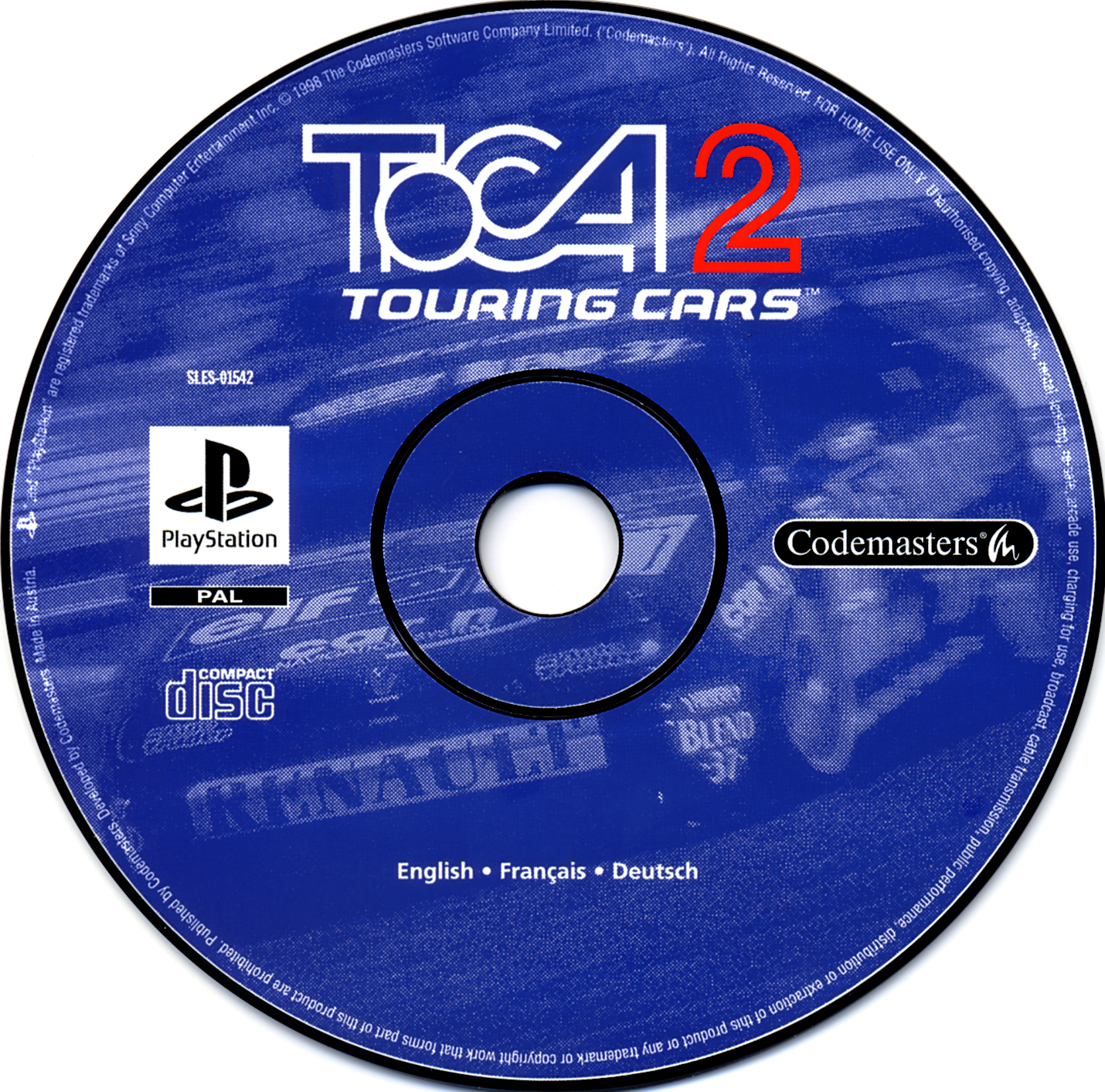 Toca 2 - Touring Cars PSX cover