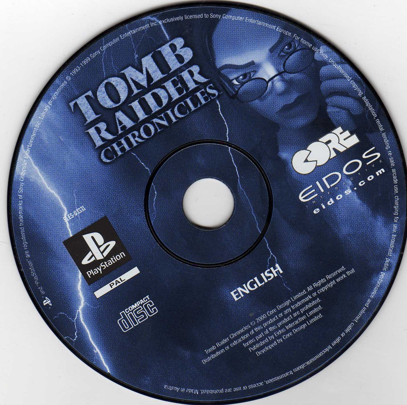 Tomb Raider Chronicles PSX cover