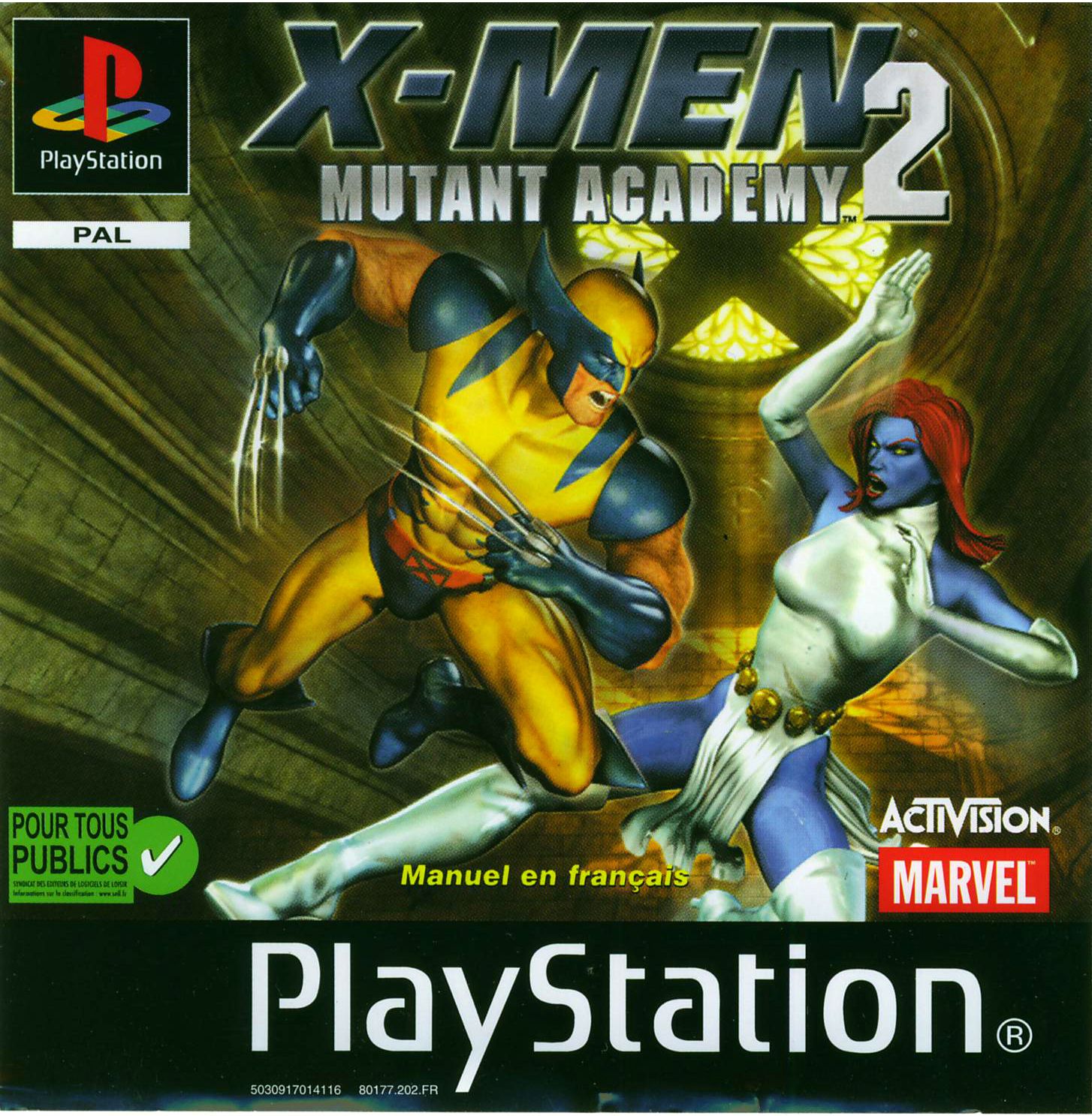 X-Men - Mutant Academy 2 PSX cover