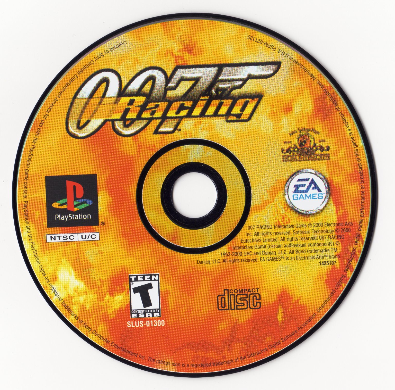 007 Racing PSX cover